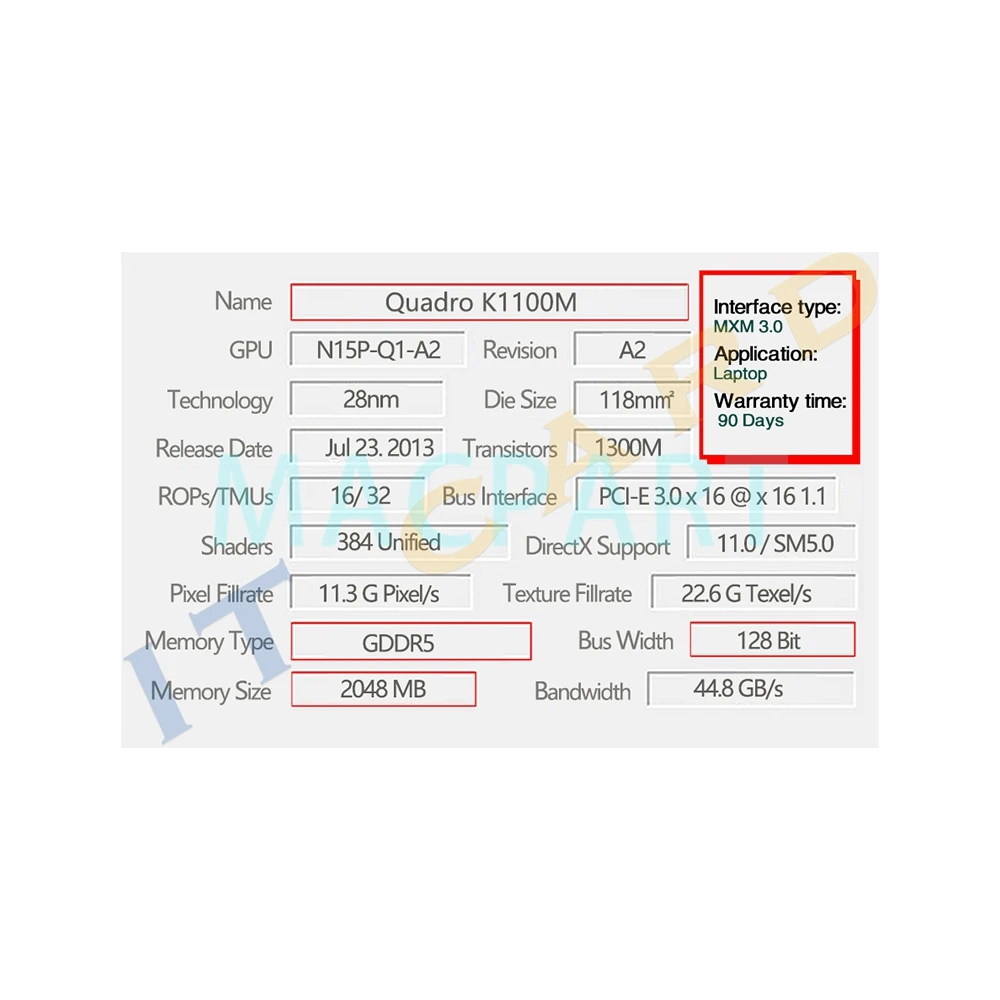 Quadro K1100 K1100M GDDR5 2GB Video Graphics Card N15P-Q1-A2 For iMac A1311 2010 2011 A1312 2009 2010 2011 years