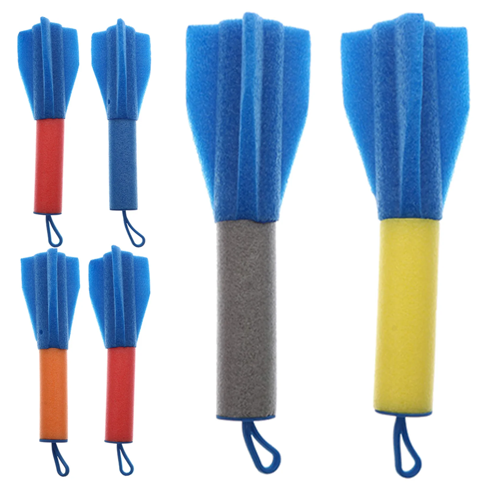 

6 pcs Finger Rockets Launch For Kids Outdoor Play Party Favor Rocket-Shape Tricky Creative Playthings