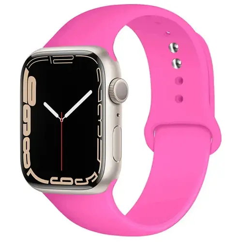 Silicone Band For Apple Watch straps 49mm 40mm 44 mm 45mm 46mm 42mm 41mm 38mm sports bracelet iWatch series 10 9 8 3 SE ultra 2 - Image 36