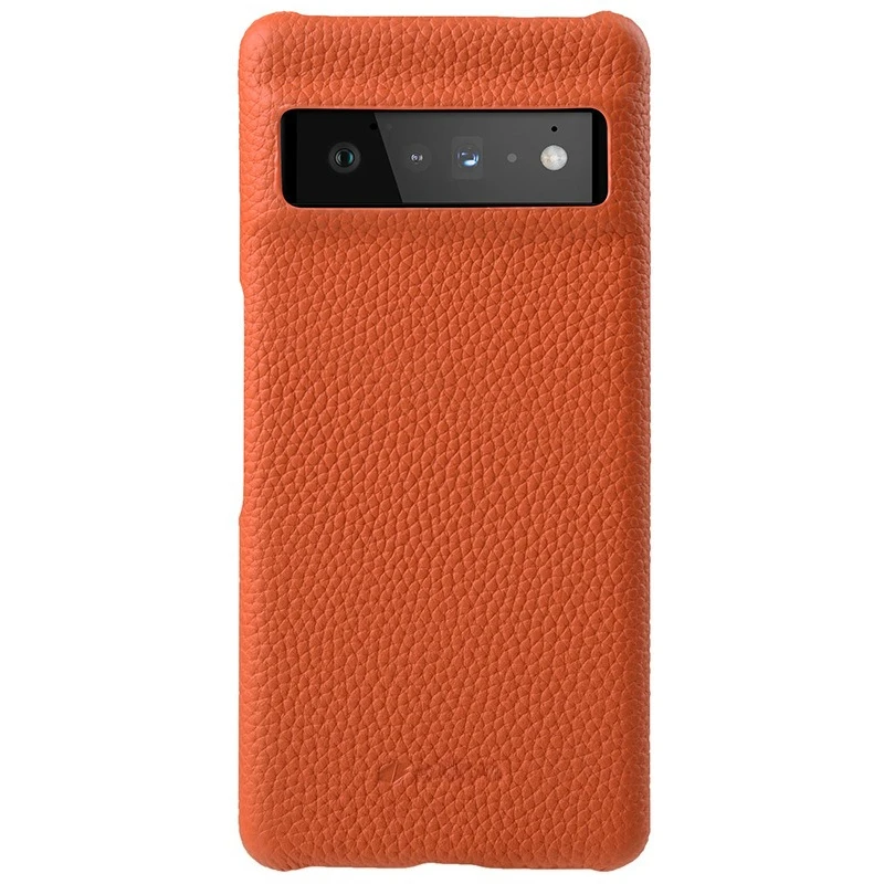 Simple Genuine Leather Case For Google Pixel 7 Pro Case Series 8Pro 9Pro Aesthetic Vintag Phone Cover Capa Back Coque Carcasa