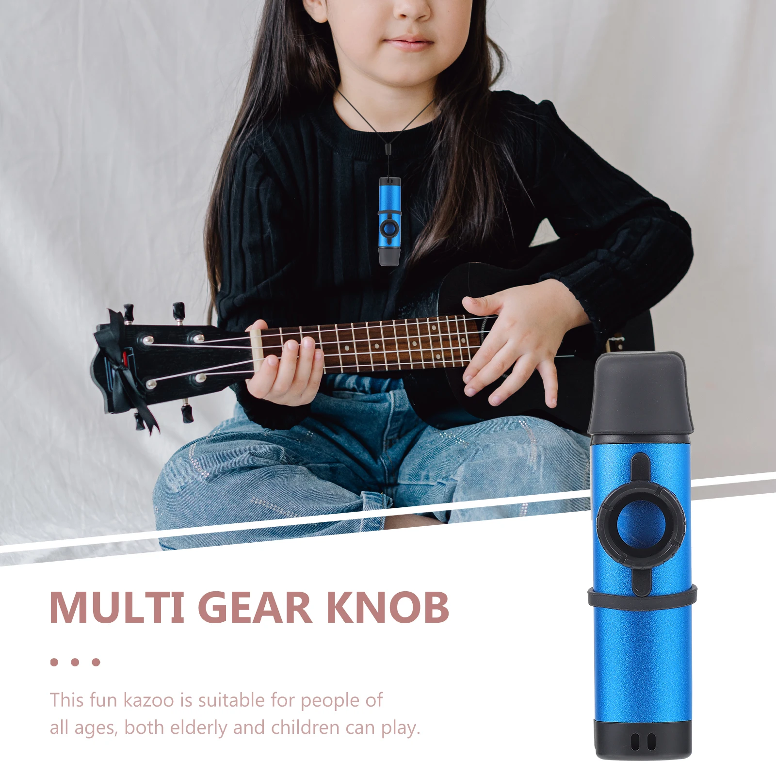 

1Set Metal Kazoo Aluminum Alloy Classic Small Music Instrument Easy Learning Kazoo for Children Beginners Guitar Partner