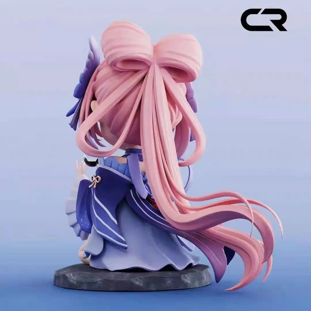 新しい三五宮ここみフィギュア原神アニメ置物三五宮 Q バージョン Pvc モデル像カスタマイズされた人形デコラギフト