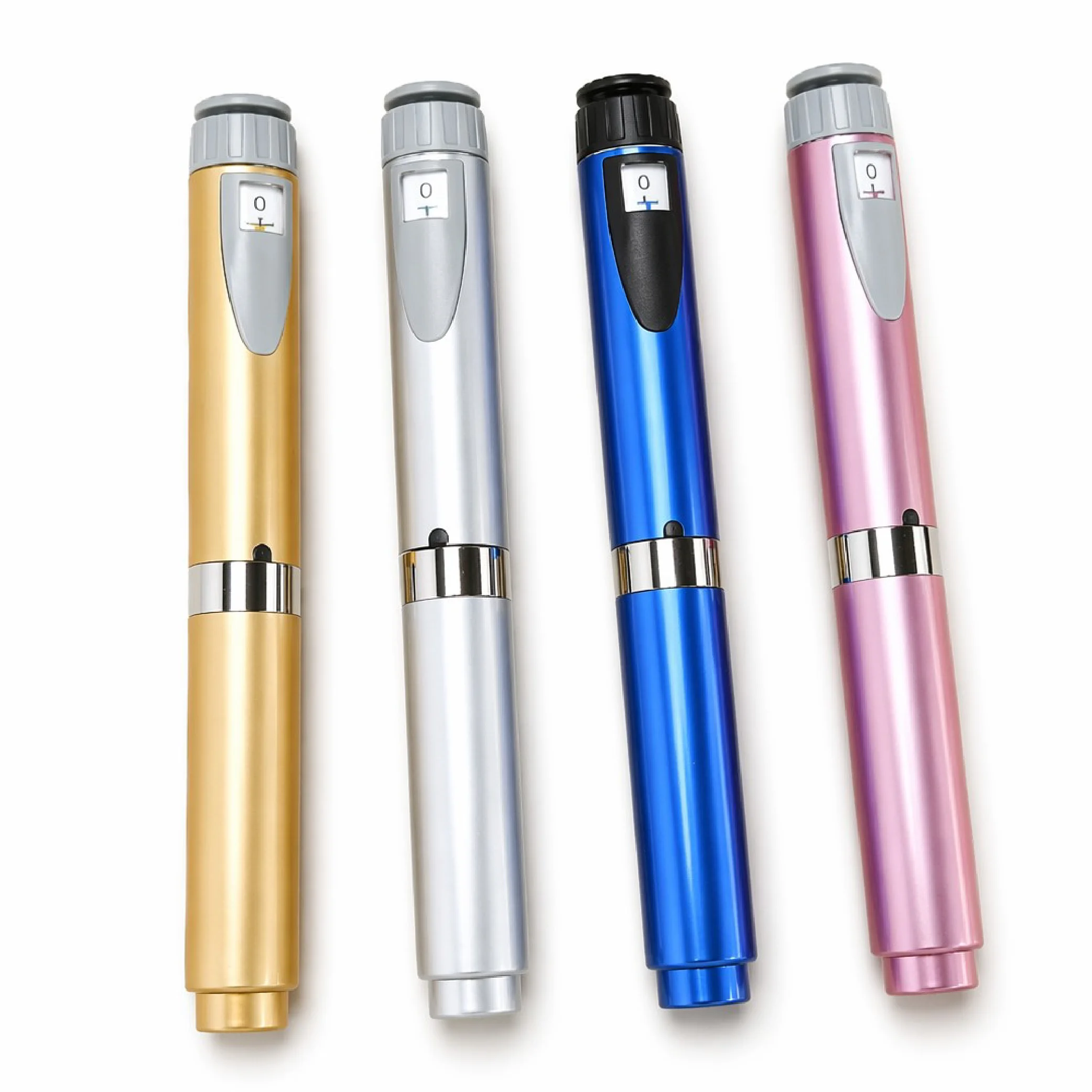 60IU Adjustable Reusable V2 Metal Pen Injector Magic Pen Multi-Color Available Fit for 3ml Vials Cartridge Bottle for Body Care
