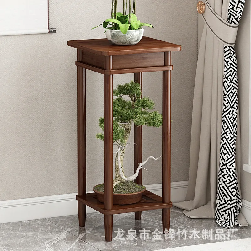 

Indoor Floor-standing Plant Shelves New Chinese-style Solid Wood Plant Shelves Office Outdoor Furniture Racks Pour Plantes YSZWJ