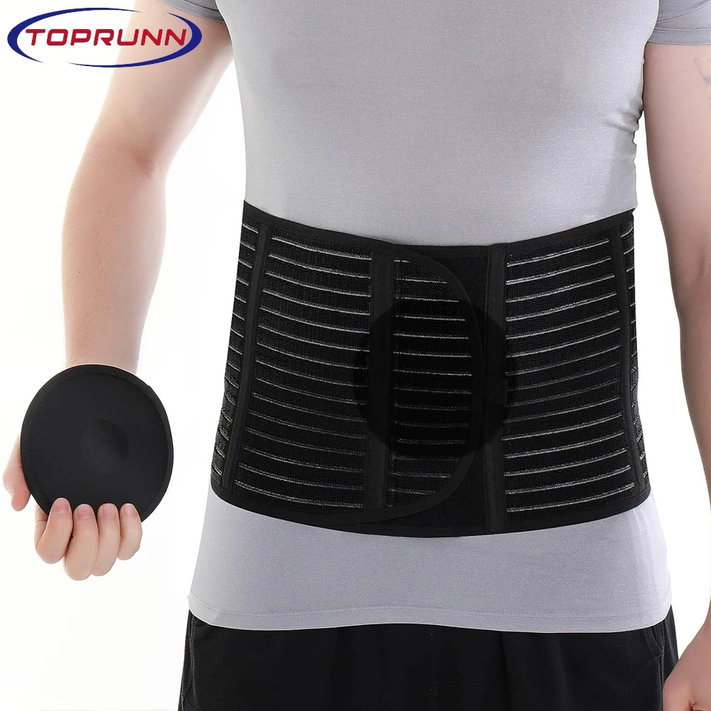 Umbilical Hernia Belt Brace, Abdominal Hernia Binder for Belly Button Navel Hernia Support, Helps Relieve Pain - for Incisional