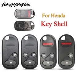 jingyuqin 2/3/4 przyciski wymienny zdalny kluczyk samochodowy Shell Case Fob dla Honda Civic CRV S2000 Accord Jazz Fit Odyssey