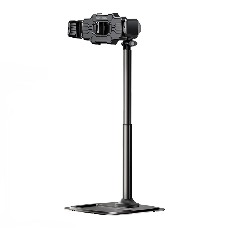 NOHON Phone Tablet Stand Desktop Adjustable Height 360° Rotating Dual Phone Holder Tablet Holder Stand for iPhone iPad Stand view 8