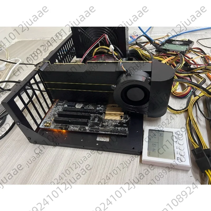 MI25 MI50 MI60 MI100 MI210 s7150 X2 graphics card active cooling fan modification