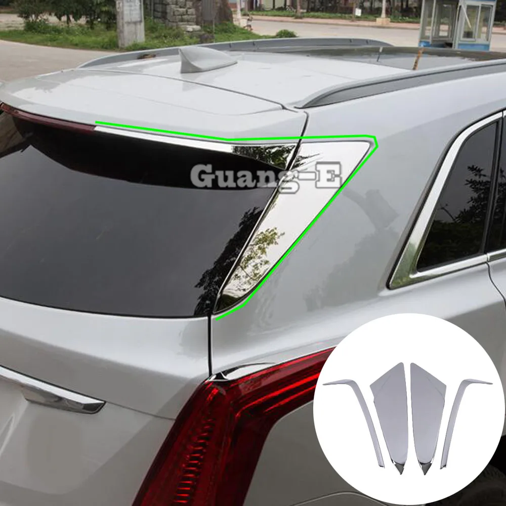 

Car Tail Wing Side Cover For Cadillac XT5 2016 2017 2018 2019 2020 2021 2022 2023 Decoration Trim Frame Window Stick Accessories