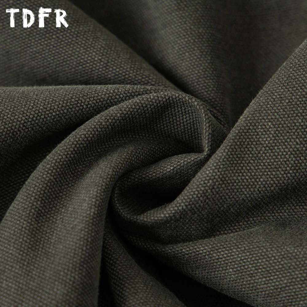 تقسم التلبيب البضائع مبطن سترة رجالي متعددة جيب الخريف الشتاء الرجعية غسلها المتعثرة طويلة الأكمام ملابس خارجية رجل