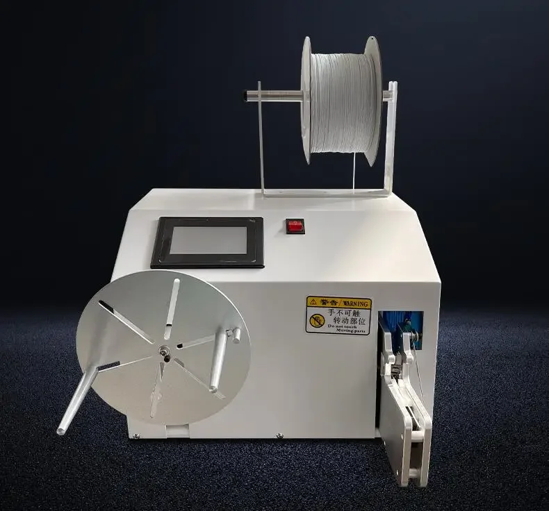 RZJ 25-60mm Touch Screen Multifunction automatic Cable Wire Winding  Binding Machine  Power Cord Data Cable Tie Winder Machine