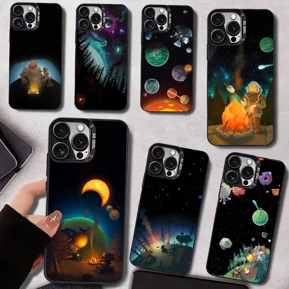 

Adventure Game O-Outer W-Wilds Phone Case For iPhone 17,16,15,14,13,12,11 Plus,Pro Max,Colored Silver Phone Case