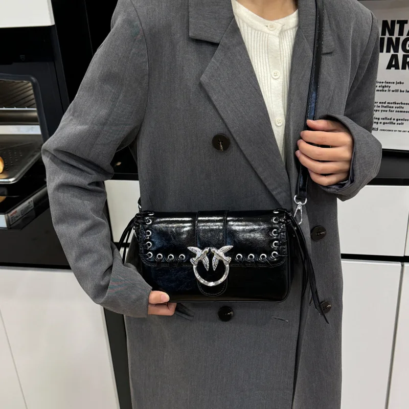 

Сумка Pinko Style Love Bag из плетеной кожи в стиле Dionysus, винтажная сумка через плечо с эффектом масляной пропитки для женщин, мода 2026