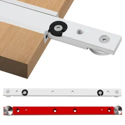 T Tracks Hardware Red Woodworking T Slot Slider Practical Pusher Modification Metal Miter Tool Bar Limit