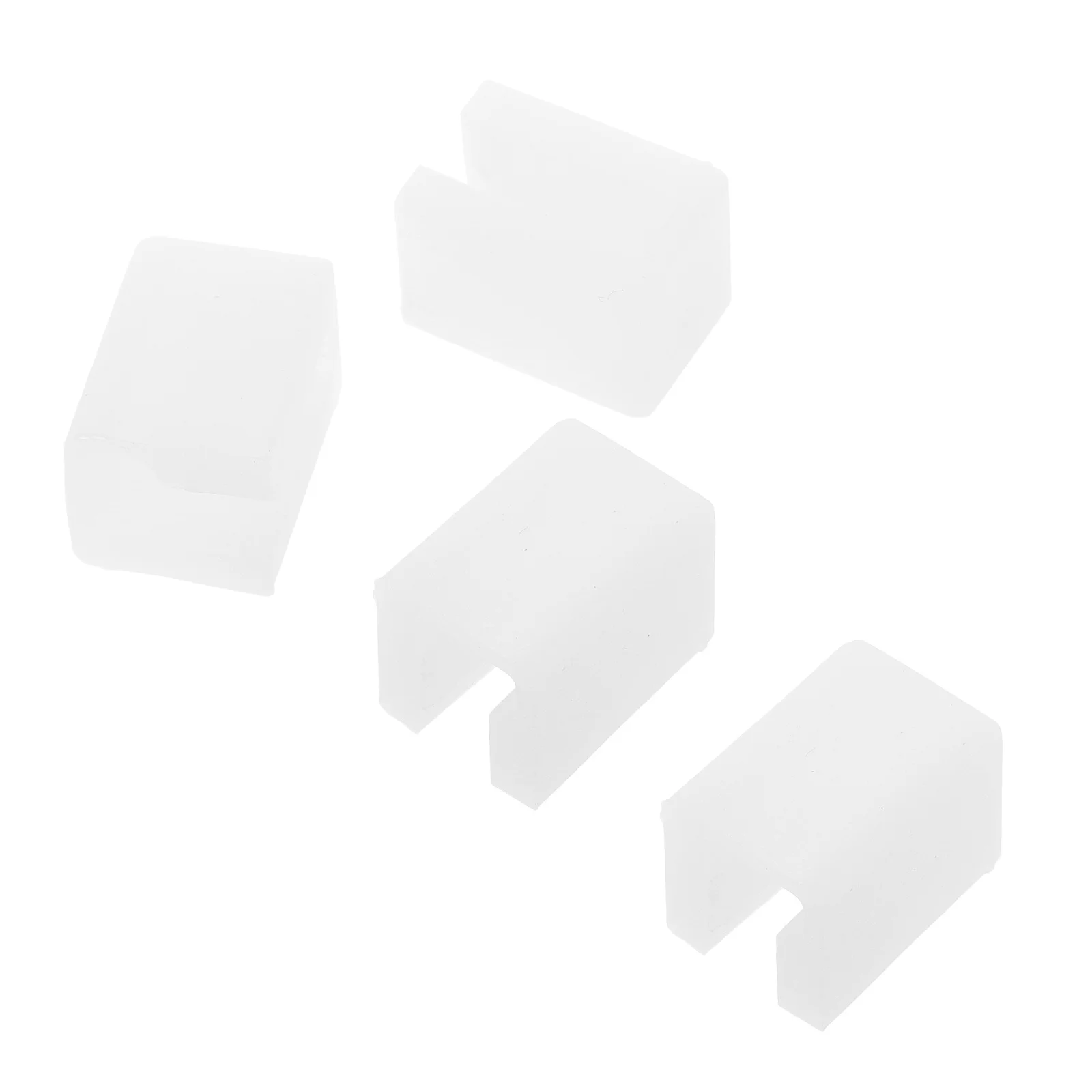 

Набор из 4 прозрачных силиконовых защитных уголков для шкафов и ящиков, защита от детей, прозрачные накладки на края, защита для малышей