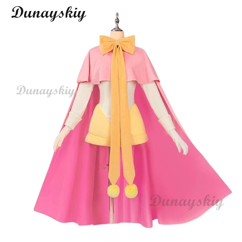 مجموعة كاردكابتور ساكورا كينوموتو ساكورا التأثيرية - عباءة الحكم الأخيرة الوردي، بذلة، قبعة وشعر مستعار |   كوسبلاي مخصص