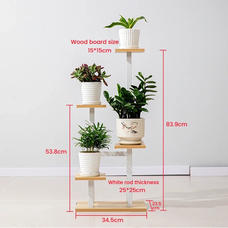 Plant Stand Multiple Flower Pot Holder Shelves Planter Rack Storage Organizer Display For Indoor Home Garden Decoration