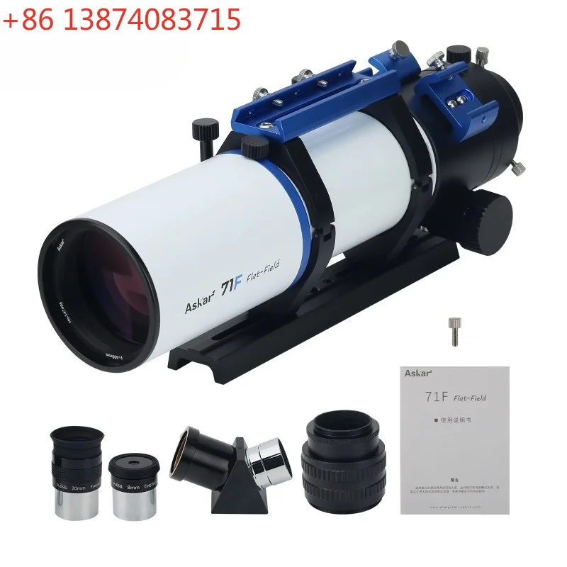 TeSeek Askar 71F F/6.9 Flat-Field Astrograph Astronomy Camera for Visual Observing and Astrophotography