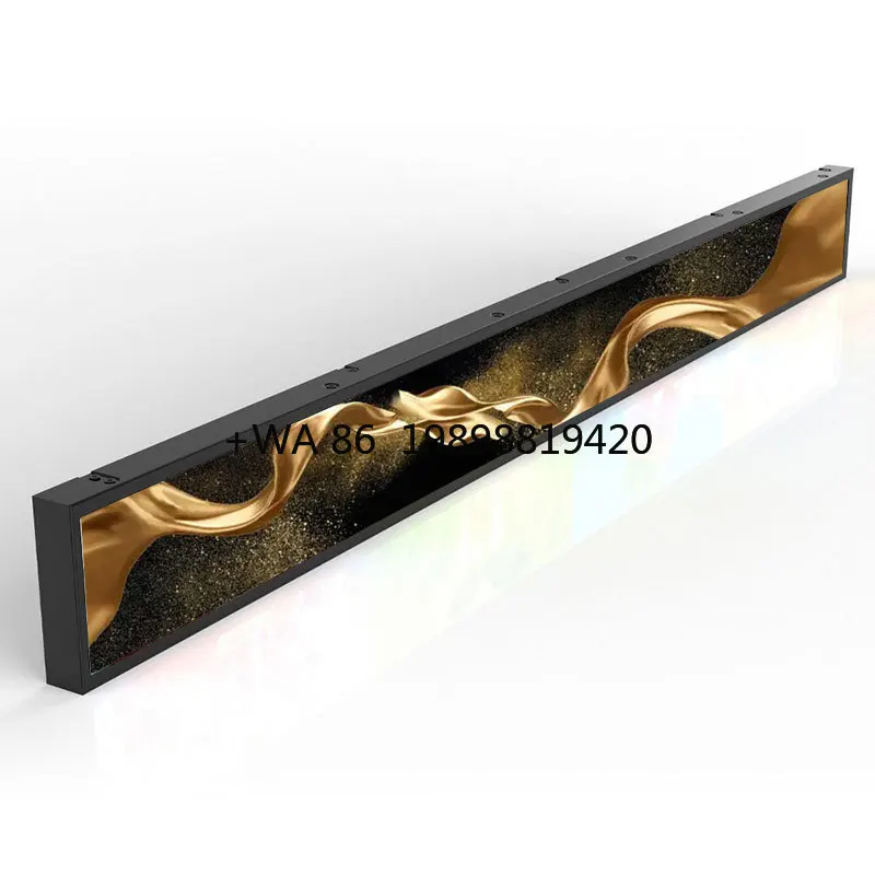 

46.6 Inch Digital Ad Shelf Edge Ultra Wide Lcd Screen Stretched Bar Display Touch for Supermarket