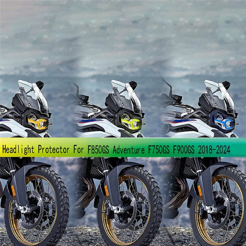 

Защитная пленка для фар для BMW F850GS Adventure F750GS F900GS 2018-2024, прозрачная защитная крышка для головного света-A28K