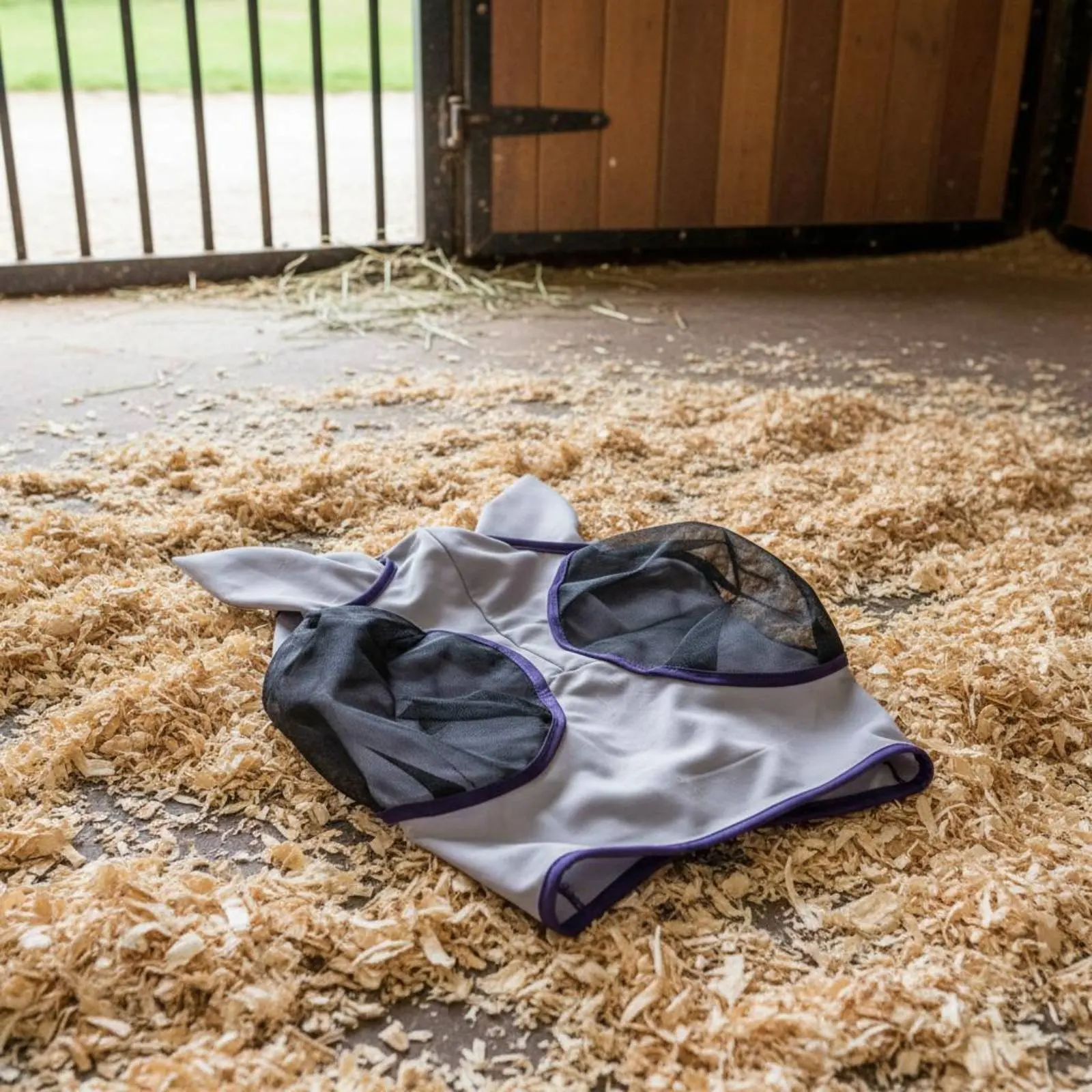 Full Face Horse Fly Mask Protection Horse Fly Mask with Ears Equine Gear Long-Lasting Adjustable Straps for Stable