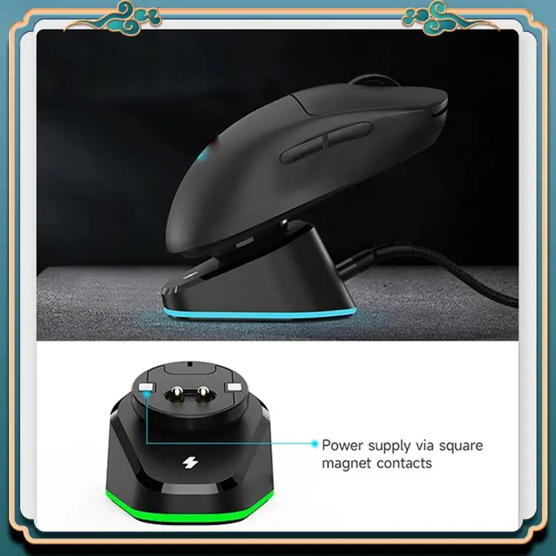 새로운-로지텍 G Pro X Superlight 2 DEX G502X Plus G903 G703 PRO2 Lightspeed 게이밍 마우스 스탠드용 마우스 충전기 도킹 스테이션