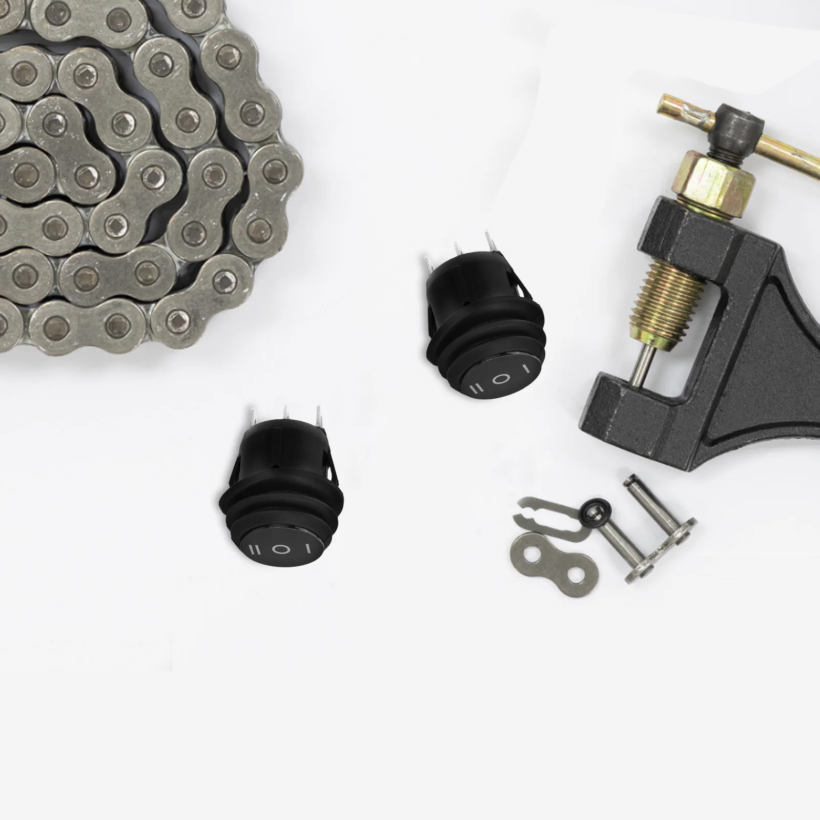 

10pcs Heavy Duty Waterproof Toggle On Off Automotive Boat Rocker Switch 2 Pin 2 Position 3 Pin 3 Position Replacement For