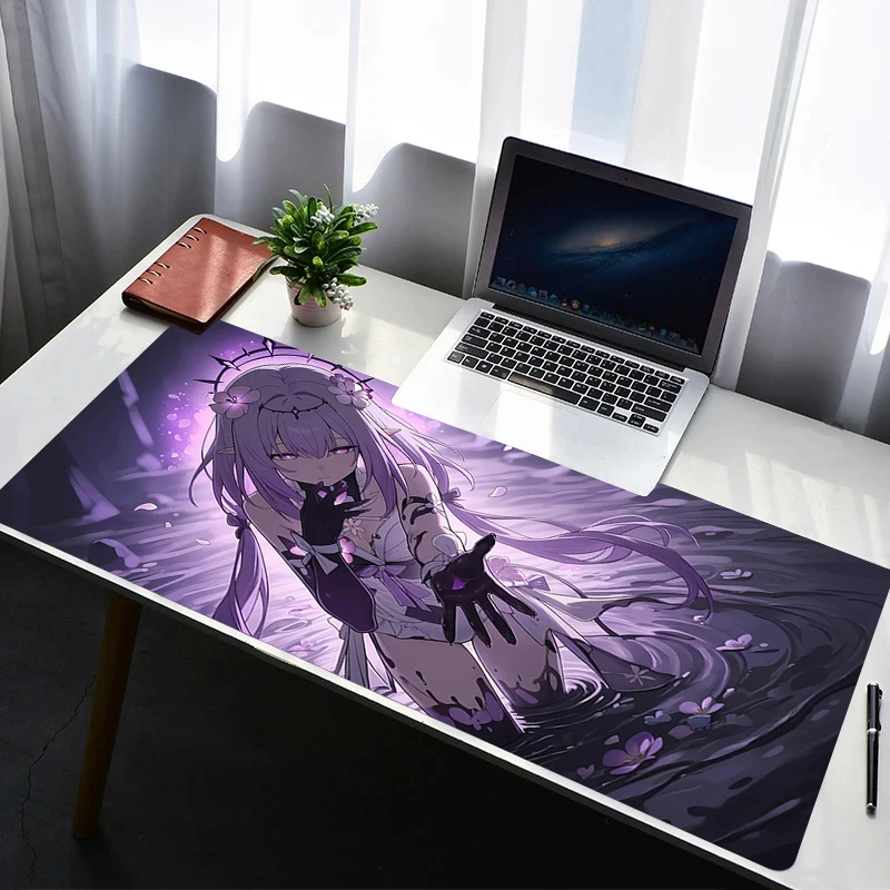 

Mouse Pad Laptop Rubber Extended Desktop Mat Computer Gamer Mousepad Gaming Accessories Honkai Star Rail Castorice Keyboard Pad