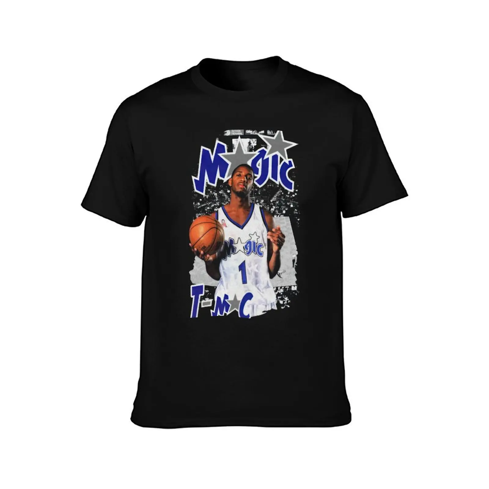 Vintage Tracy McGrady Bootleg T-Shirt Work Utility Short Sleeve Shirt