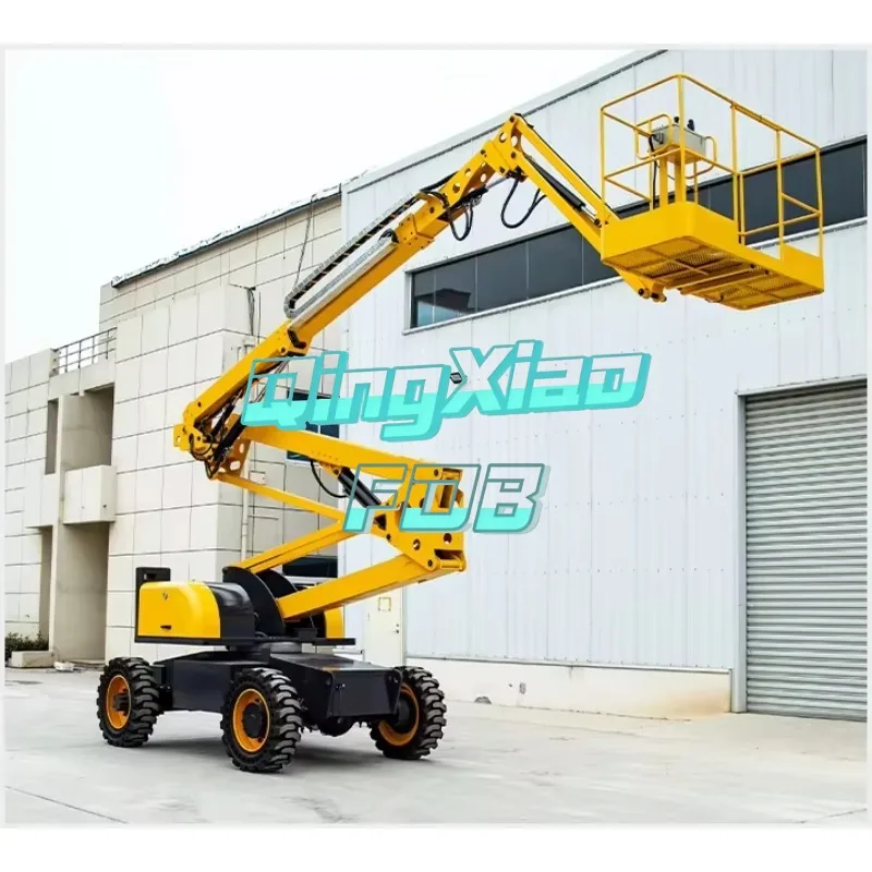 Plataforma Aérea Hidráulica Tipo Araña FOB Nueva, Grúa Elevadora con Canasta de Acero para Uso Industrial en Trabajos en Altura