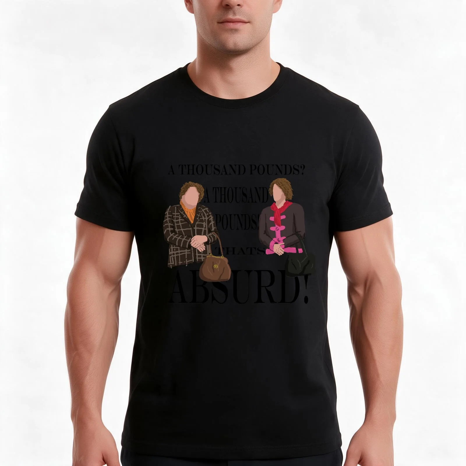 Thousand poundFrom Sorry I've Got No Head T-Shirt Summer Casual Cotton Tee Oversized Streetwear Tops Vintage Graphic Print
