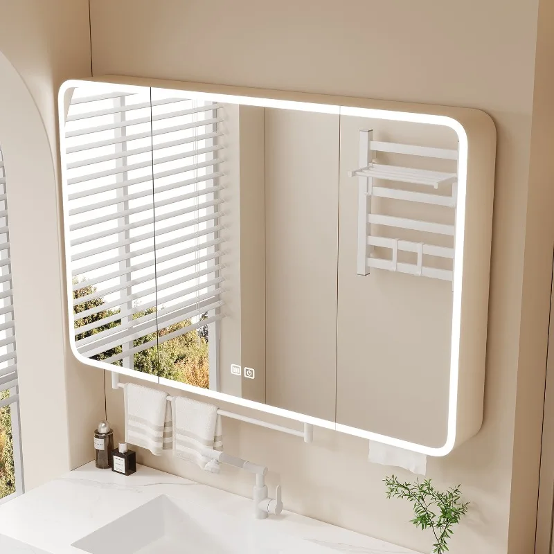 Toilet Mirror Bathroom Cabinet Over Makeup Decorations Modern Storage Cupboard Organizer Jewelry Archivadores Trendy Furniture