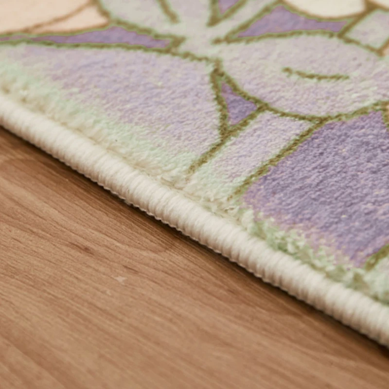 Cute Girl Bedroom Decor Rug Fluffy Soft Baby Bedside Carpet Cartoon Style Carpets for Living Room Pink Irregular Plush Floor Mat