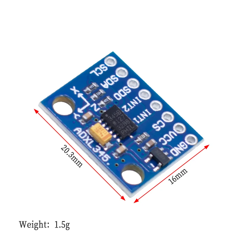 LIZAO ADXL345 GY-291 3-Axis Accelerometer Tilt Sensor Module I2C SPI Communication In Stock