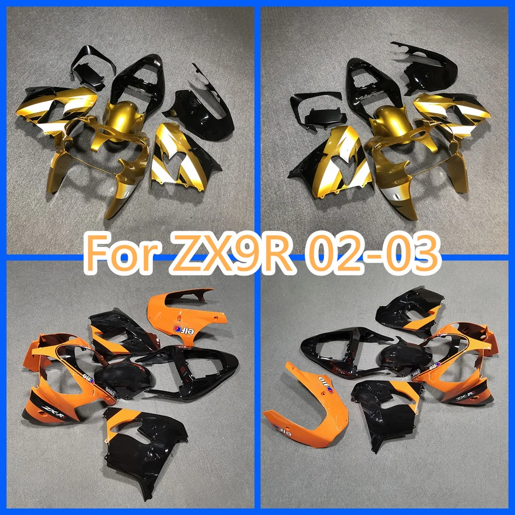 For Kawasaki ZX9R 2002 2003 02-03 ZX-9R ZX 9R High Quality ABS Plastic Motorcycle Fairing Kits 100% Fit Injection Free Custom