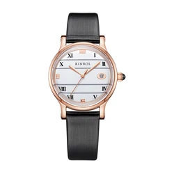 KINROS Summer 2022 women's Watch Fashion Original Swiss Movement Dome Mirror Quartz Calendar