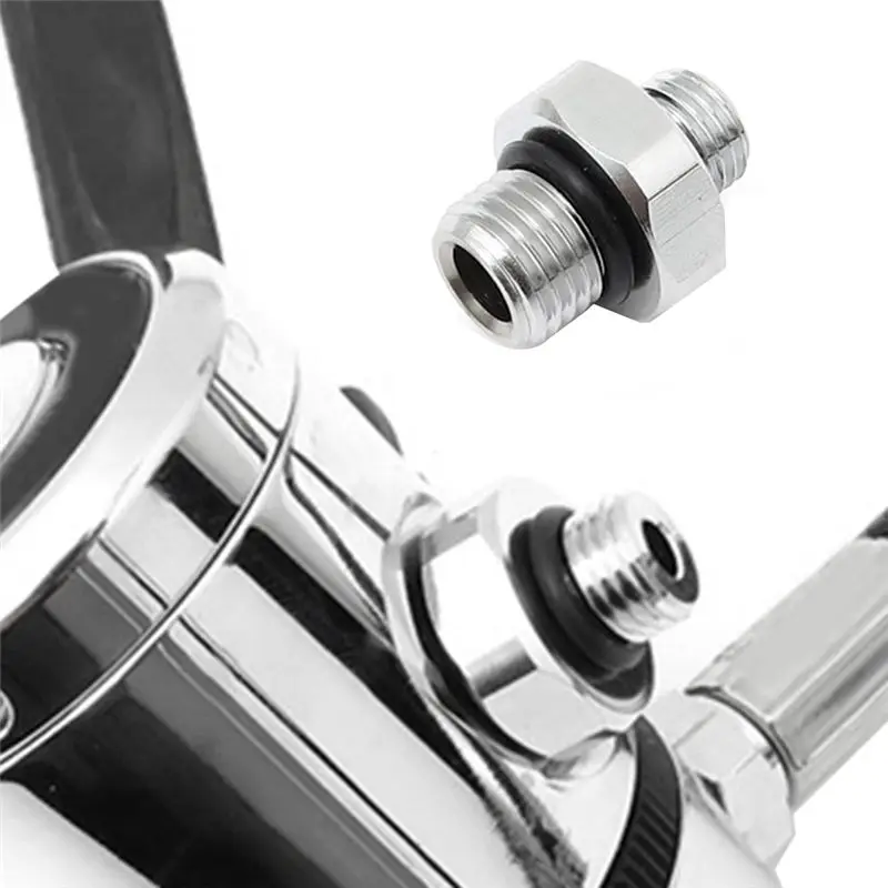 ABXY 7/16-20UNF To 3/8-24UNF Threaded Male Quick Adapter Diving Computer Watch High and Low Pressure Adapter