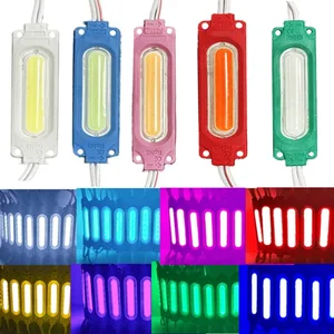 Grosir 10 Buah / lot 12V Modul LED Warna-warni Lampu Latar COB Spanduk Toko Tahan Air IP65 Dekorasi Natal Putih Hangat 8 pohon natal 12v penjualan terbaik - №