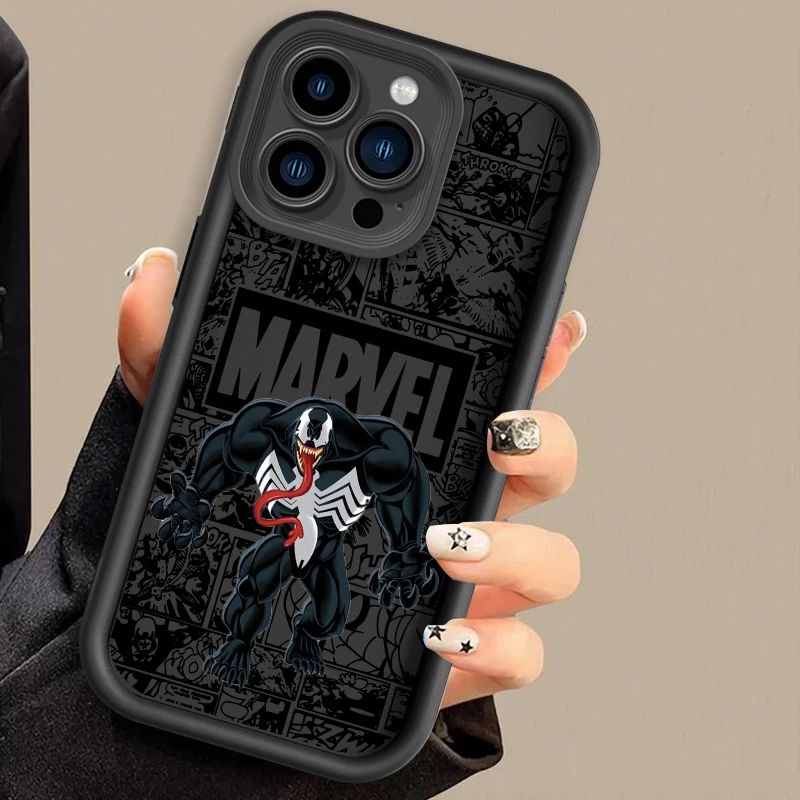 SpiderMan Deadpool Heroic Anime Eye Ladder For Apple iPhone 15 14 13 12 11 XS XR X Pro Max Plus TPU Phone Case