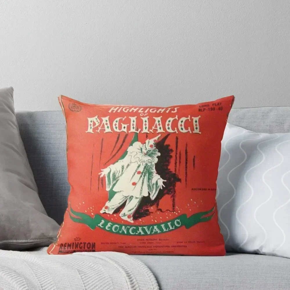 

Pagliacci, Sad Clown, Opera lp Throw Pillow Christmas Cushion For Home luxury home accessories covers for pillows pillow