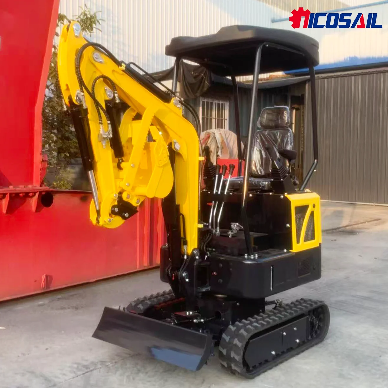 

OKW15 1.5 Ton Mini Crawler Excavator Zero Tail Swing Rubber Tracks for Narrow Space Digging CE Certified Featuring Bearing Core