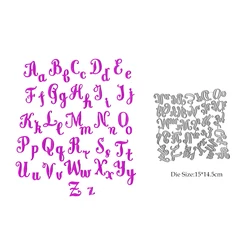 Alphabet Letter Word Metal Cutting Dies New Arrival Card Making Stencil For DIY Scrapbooking Photo Album Decorative Paper Craft