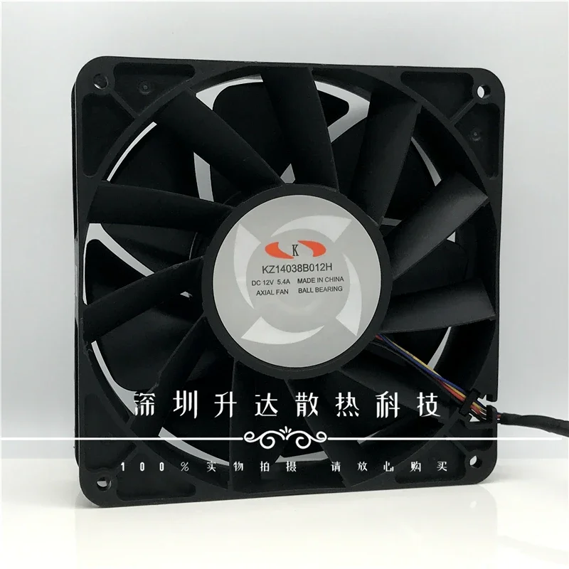 Shenma-Ventilador Violento, Grande Volume de Ar, Original, KZ14038B012H, 12V, 5.4A, 14038, 14 centímetros