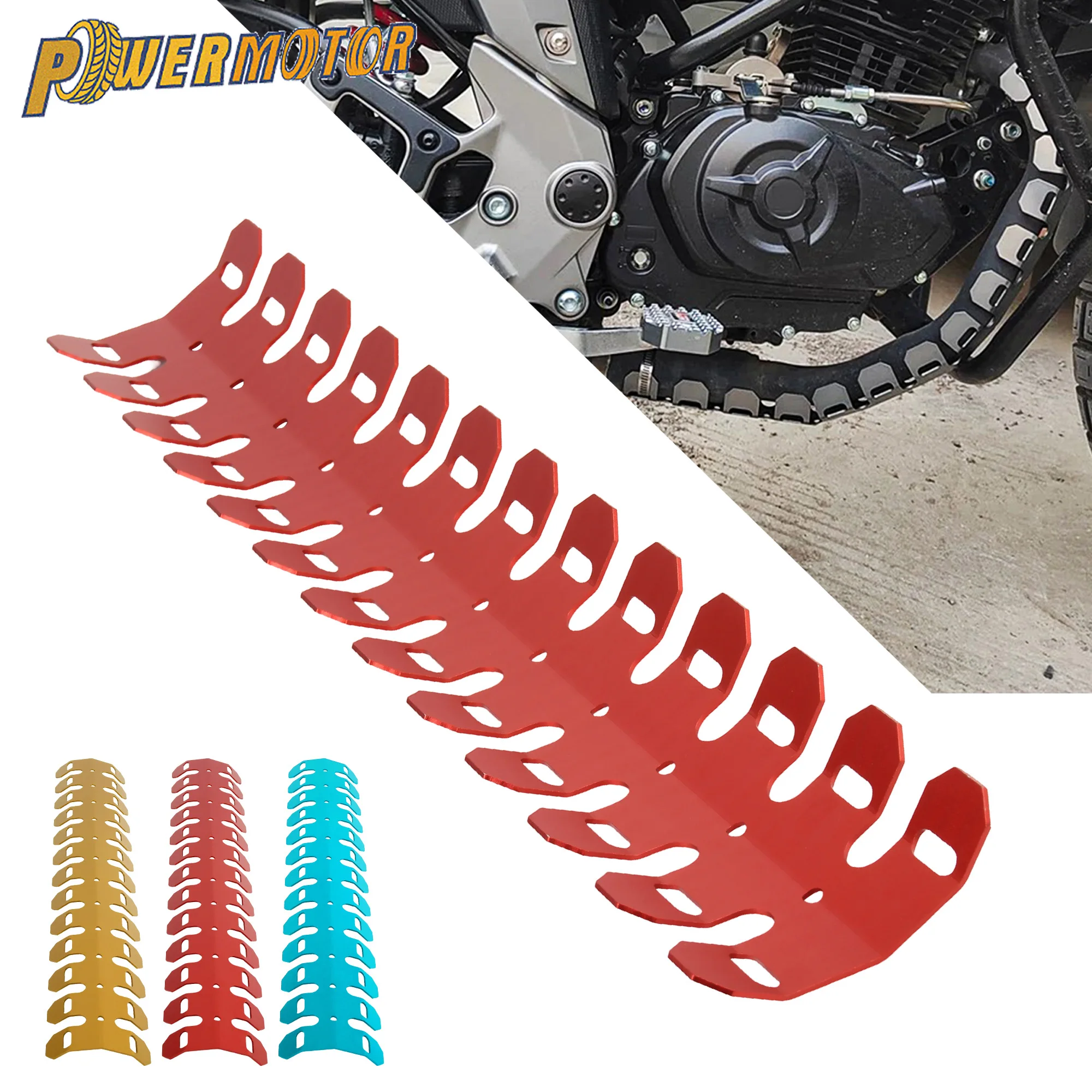 

Universal Motorcycle Exhaust Shield 560mm Muffler Pipe Protector Cover For YAMAHA YZ125 YZ250 YZ426F YZ450F HONDA CRF 450X/250LX