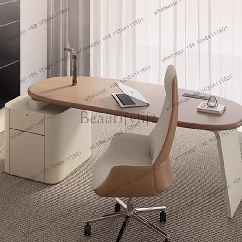 LD Bedroom Notebook Table File Cabinets Drawers Setup Console Computer Desks Gaming Standing   Computador Home Furniture