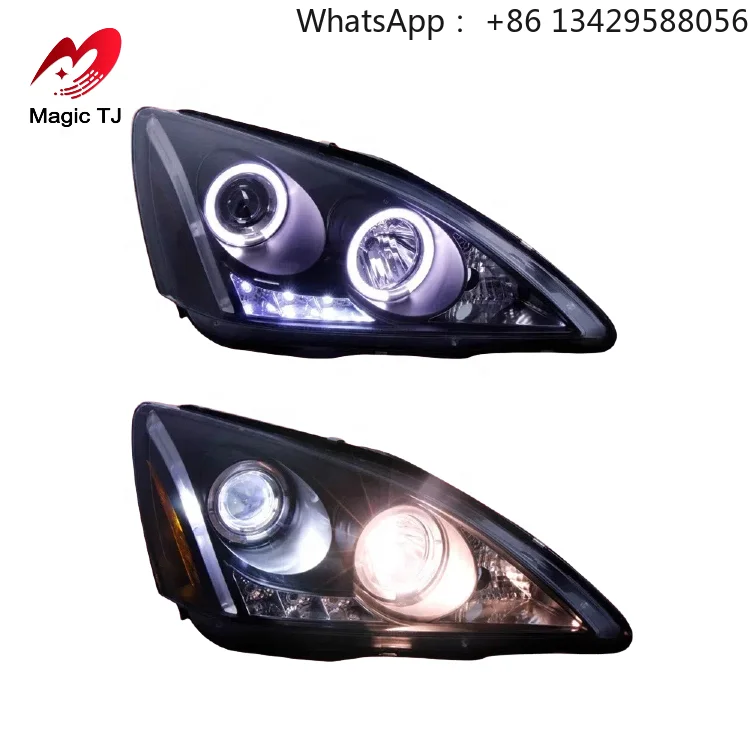 For Honda Accord 2003-2004 2015-2016 2007 Car Styling Dynamic Signal Bi Xenon LED DRL Headlights 6000k Color Temperature