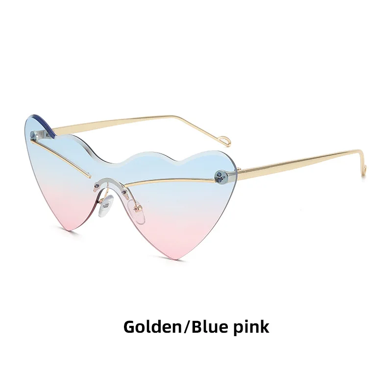 Zonnebril Gradiënt Luxe Designer Bril Vrouwen Liefde Zonnebril Straatfoto Zonnebril