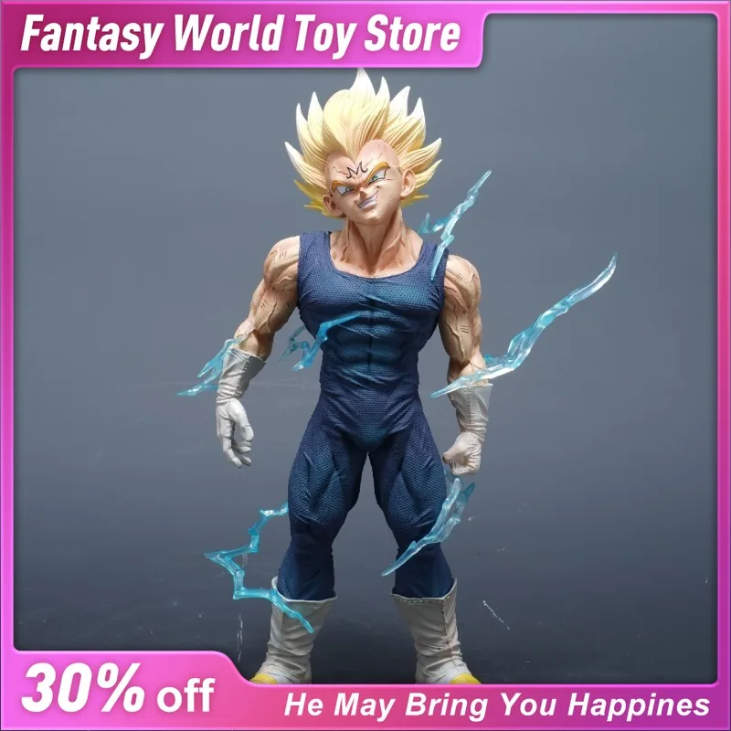 

27cm Dragon Ball Majin Vegeta Figure | Evil Aura Effect Anime Model | Collectible Statue Ornament Toy Gift for Dragon Ball Fans