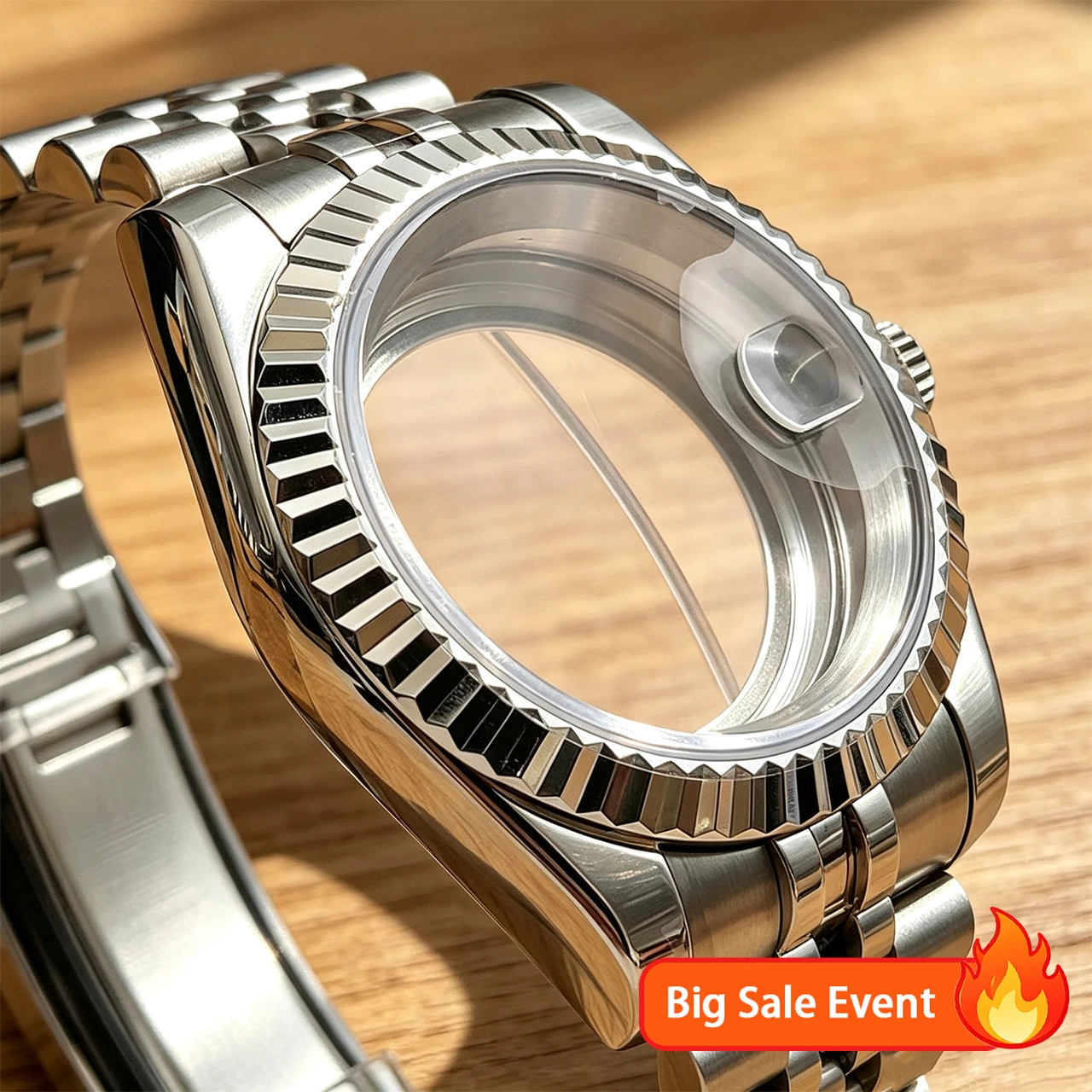 36mm 39mm Textured Watch Case, Sapphire Crystal Waterproof Fit 20mm Strap NH35 NH36 Miyota 8215, Hot Sale Watch Mod Parts