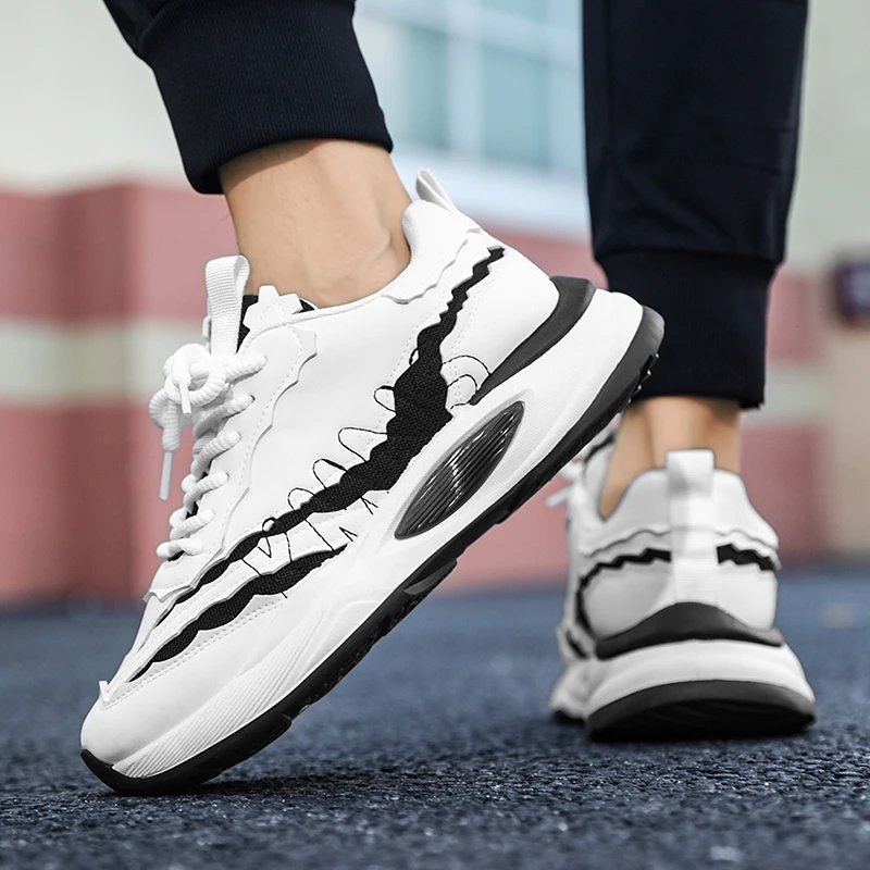 

Casual Sports Shoes with Color-blocking and Fashionable Design, Spring and Summer Lightweight and Breathable Mesh Running Shoes